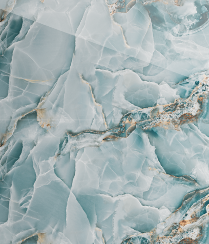 Gresie portelanata rectificata Corsica Onyx Aqua Endless, 60X120, lucioasa